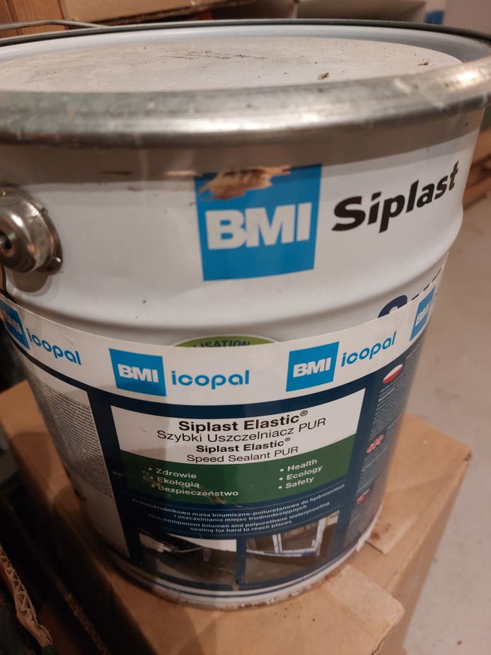 Eladó BMI SIPLAST ELASTIC Speed Sealant PUR kenhető bitumenes tömítőanyag, szigetelő speciális csatlakozásokhoz 6kg