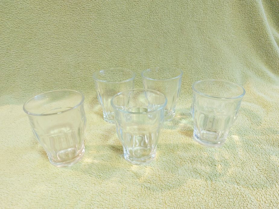 Eladó 5 darab retró Durit Picardie presszókávés üvegpohár 160ml