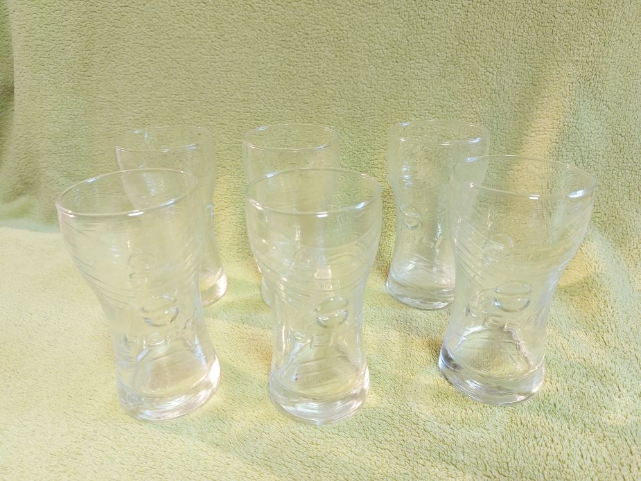 Eladó új 6 darab PEPSI logós kóláspohár üdítős pohár készlet