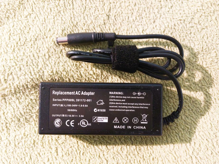 Eladó új utángyártott HP PPP009L 391172-001 18,5V 3,5A notebook tápegység
