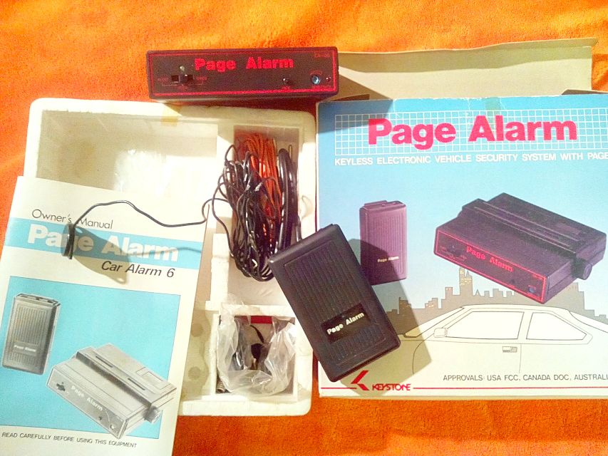 Eladó új pageres autóriasztó