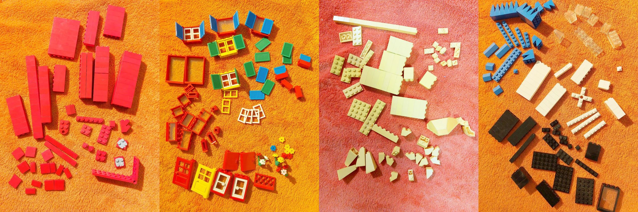 Eladó vegyes LEGO elemek és katalógusok egyben