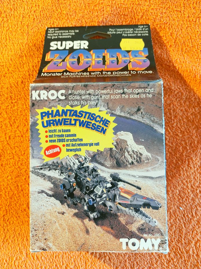 Vintage Tomy Super Zoids: Kroc (1983) – Eredeti OER Zoidzilla Robot Kiadás