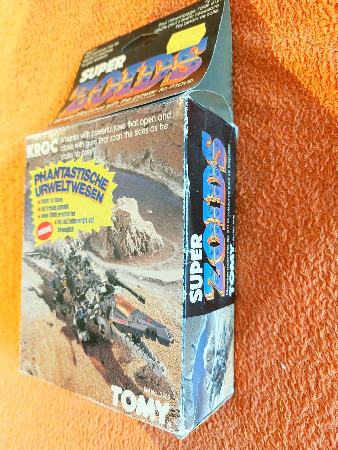 elado tomy zoids kroc 1984 vintage dobozos robot modell2