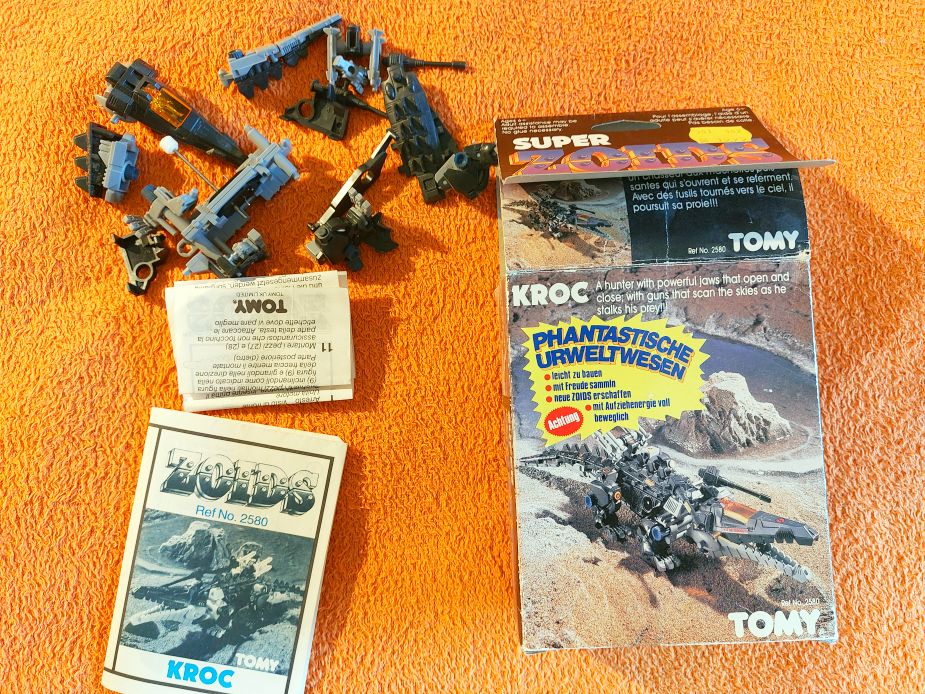 elado tomy zoids kroc 1984 vintage dobozos robot modell4