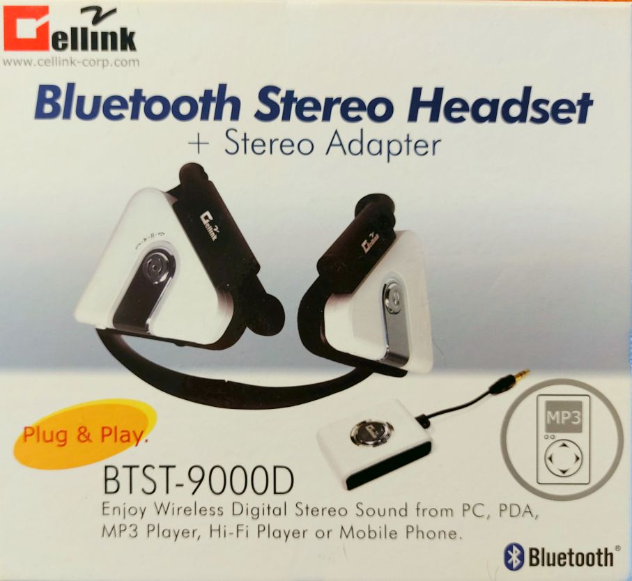Eladó új állapotú Cellink BTST-9000D Bluetooth Sztereó Vezeték Nélküli Headset + BT jack adapter