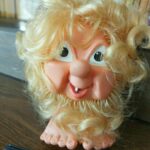 elado vintage ndk gumi troll figura retro yeti