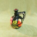 retro nepi keramia kancso fekete viragmintas 12cm.jpg